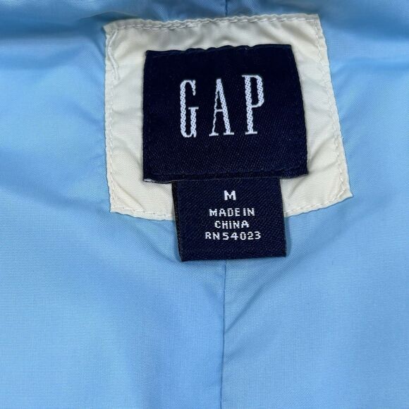 GAP Full Zip Down Puffer Vest Quilted Ivory/Cream Women's M Y2K Skiing Outdoors - Picture 4 of 15